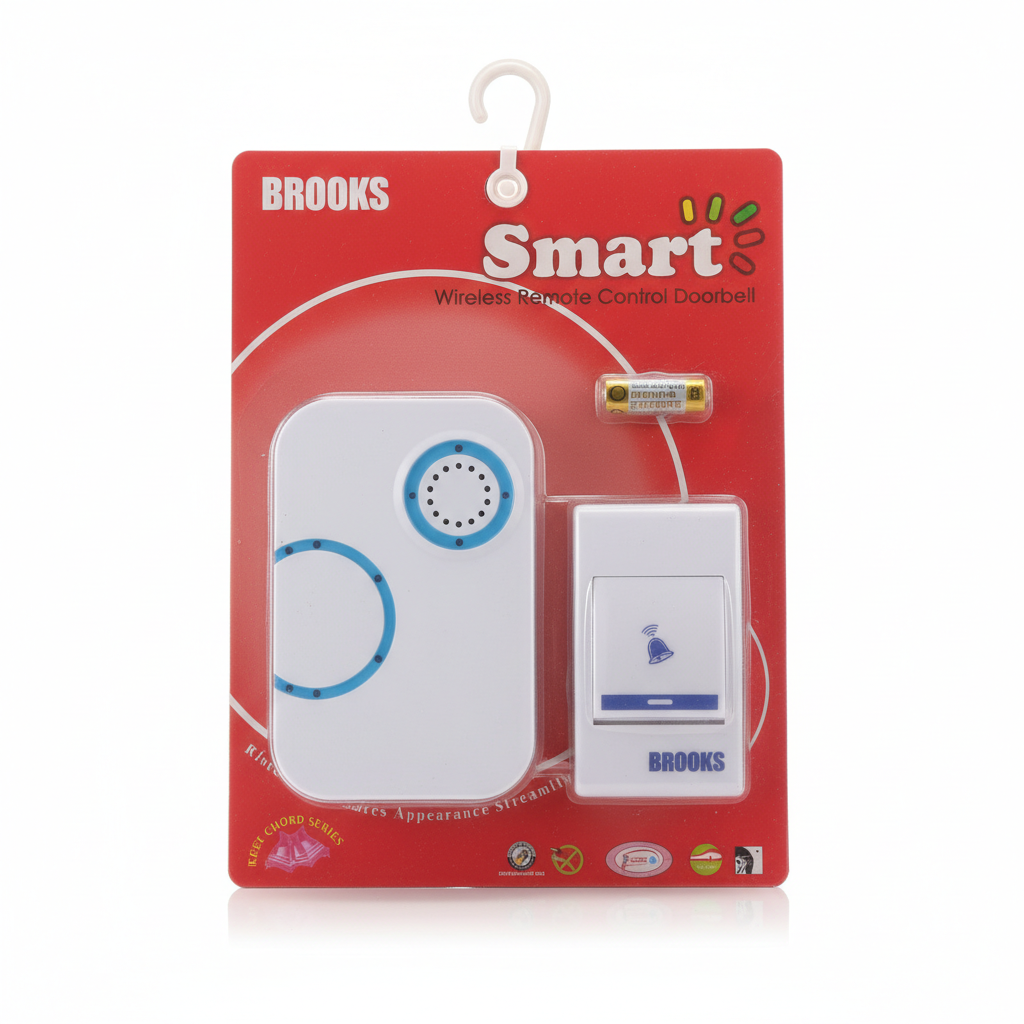 1 (3) Brooks Wireless Remote Door Bell - Image 1