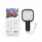 USB Rechargeable Mosquito Swatter Racket - Image 2