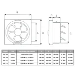 Feidiao Square Vantilating Exhaust Fan - Image 5