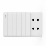 Aqua Elegance Switch Plate ( 6+2 )
