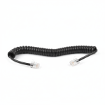 Coiled Telephone Handset Cord – Flexible Spiral Phone Cable