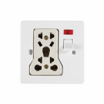 Multi Power Plug Porcelain