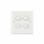 Schneider Electric E Series 4 Gang Switch Plate