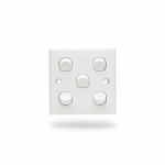 Schneider Electric E Series 5 Gang Switch Plate
